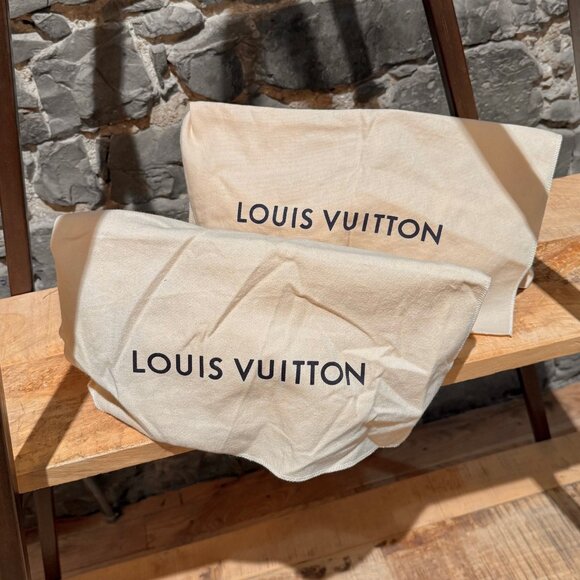 Louis Vuitton Light Blue Denim Monogram Maya Platform Sandals - Picture 11 of 11